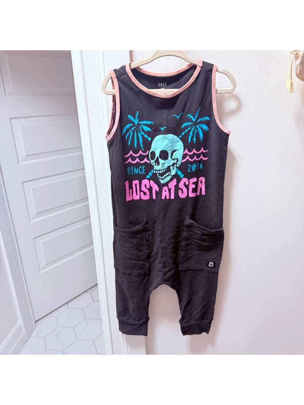 Rags to raches romper lost at sea
